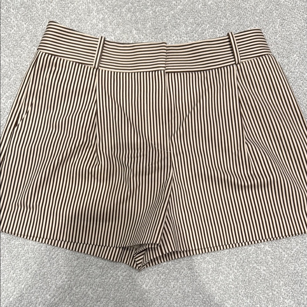 Brandon Maxwell High Waist Black and White Shorts - size 2 never worn